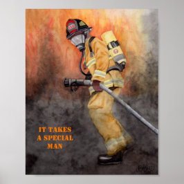 Poster "Original Watercolor Miranda Santo James"