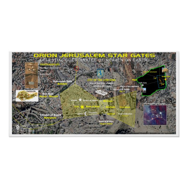 Póster Orion Jerusalem Stargates (Frente)