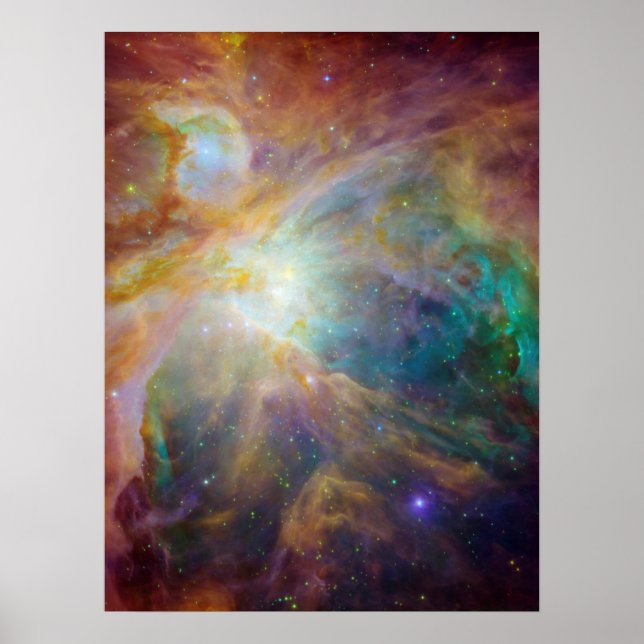 Póster Orion Nebula Stars Composto (Frente)