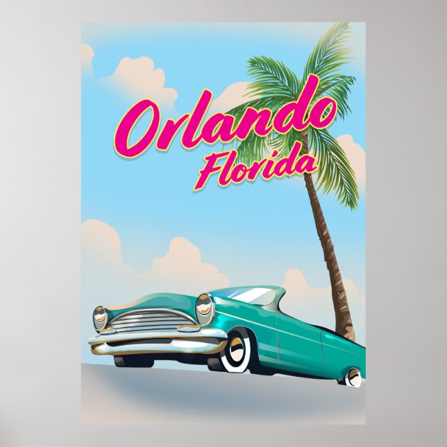 Poster Orlando Florida (Frente)