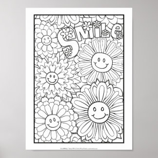 Póster OrnaMENTALs #0116 Smile Color Your Own
