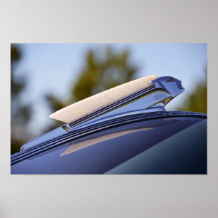 Póster Ornamento 1939 da capa do sedan de Pontiac