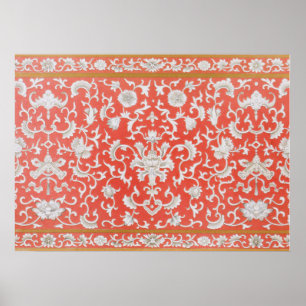 Poster Ornamento Chinês de Owen Jones