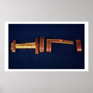 Poster Ornamento da espada do tesouro de Childeric eu (