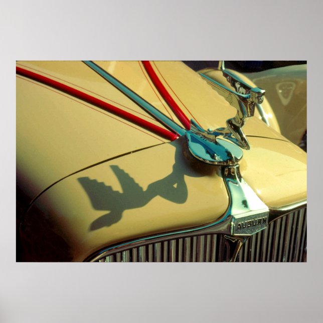 Póster Ornamento do radiador Auburn Speedster (Frente)