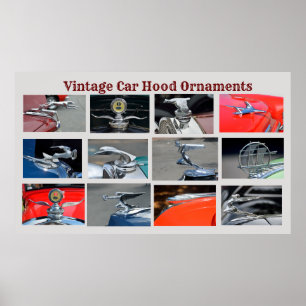 Poster Ornamentos de carro vintage