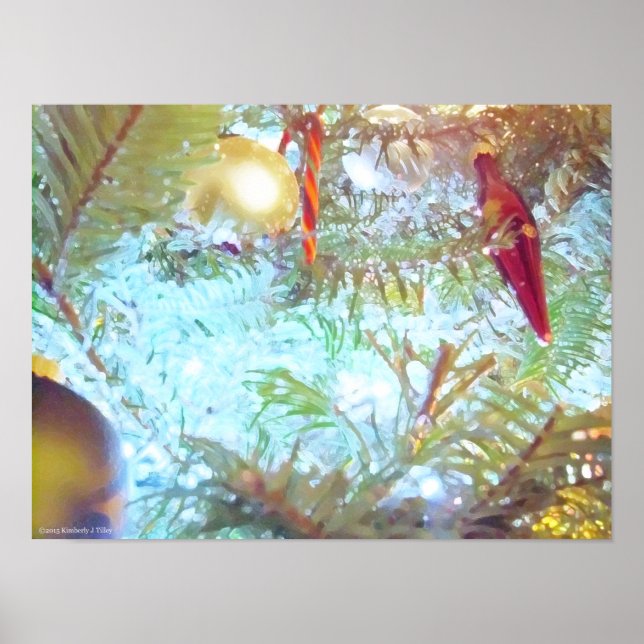 Poster Ornamentos de Férias à Luz (Frente)