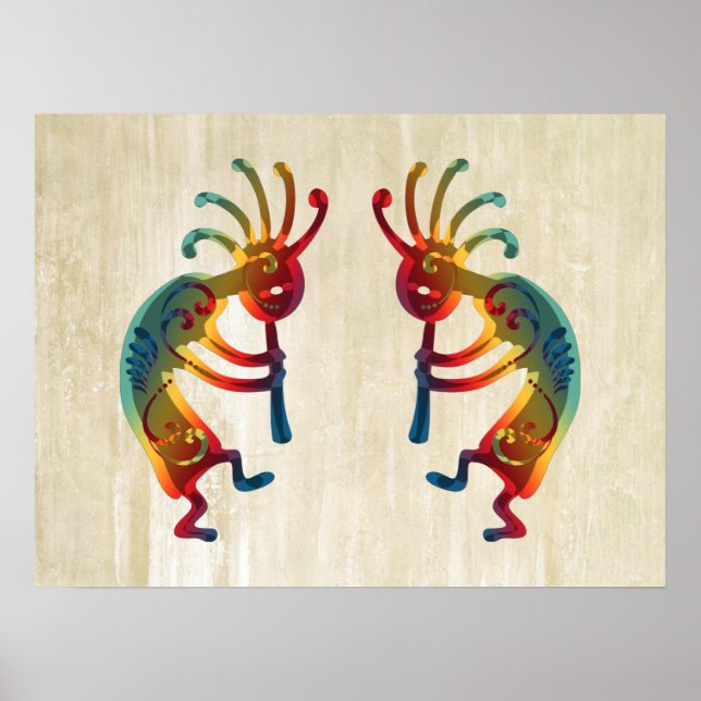 Poster Ornamentos KOKOPELLI + suas ideias (Frente)