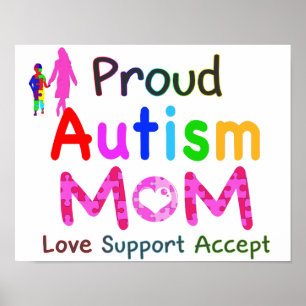Póster Ororgulhoso Autismo Mãe