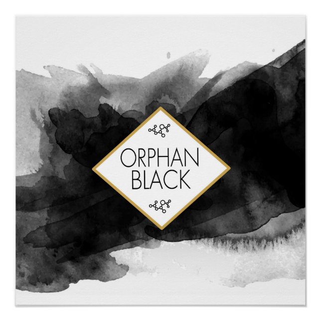 Póster Orphan Black Watercolor (Frente)
