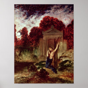 Póster Orpheus no túmulo de Eurídice