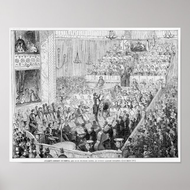 Poster Orquestra do concerto de Jullien (Frente)