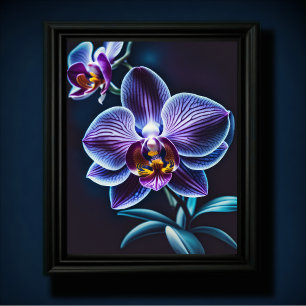Poster Orquídea Azul
