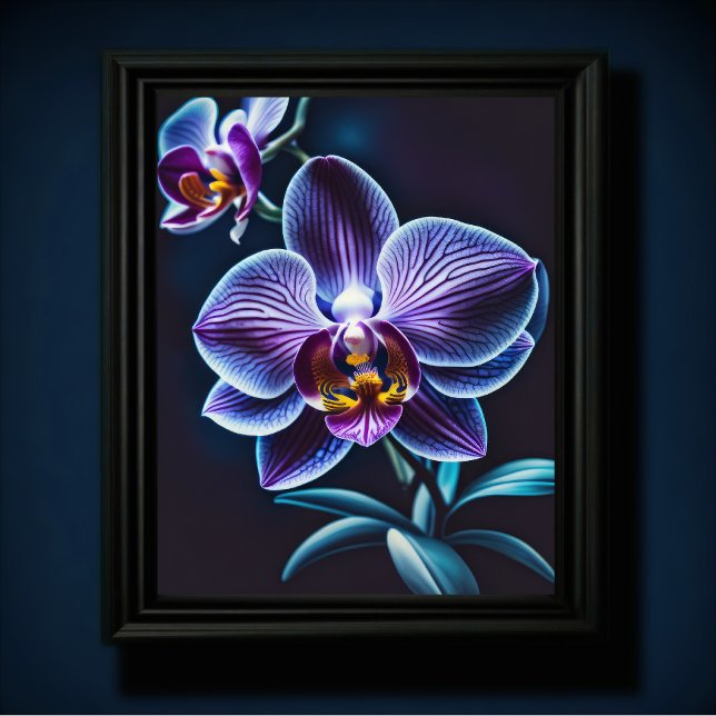Poster Orquídea Azul II (Criador carregado)