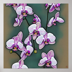 Poster Orquídea-Canvas