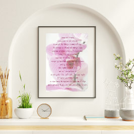 Poster Orquídea de Serenidade Orquídea Rosa Elegante