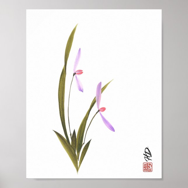 Poster Orquídea Sussurrante (Frente)
