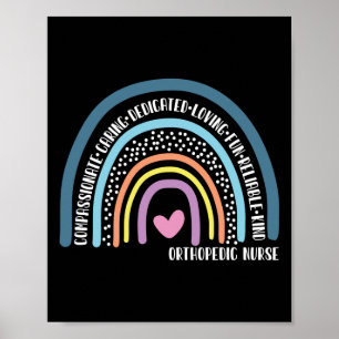 Poster Orthopedic Nurse Compassionate Caring Dedicated