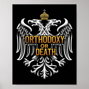 Poster Ortodoxo Christian Bizantine Eagle Ortodoxy Ou De