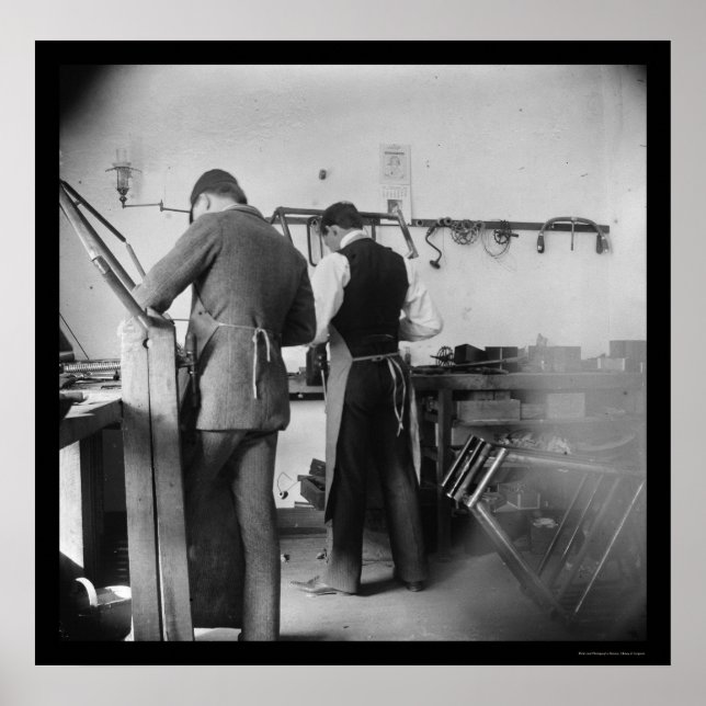 Póster Orville Wright no Compro da Bicicleta Wright em 18 (Frente)