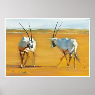 Poster Oryx árabe de circundamento 2010