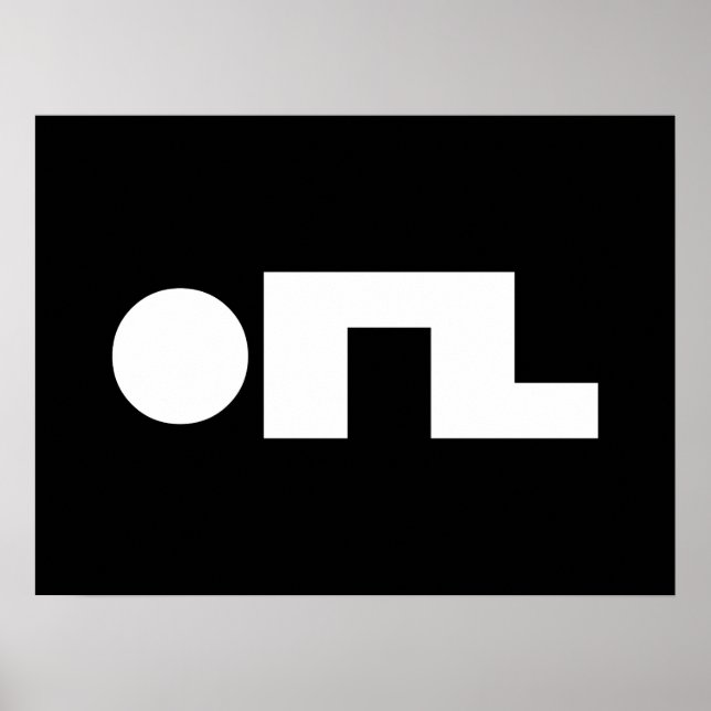 Póster ORZ Emoticon Kaomoji Emoji (Frente)