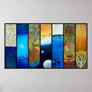 Poster Os 7 dias de Criação por @foucrasart