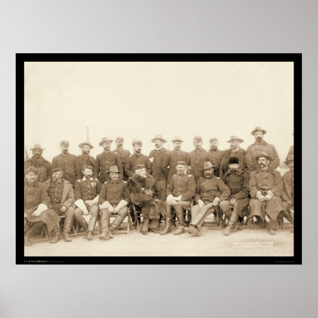 Poster Os Agentes de Combate à Cavalaria 7 SD 1891 (Frente)