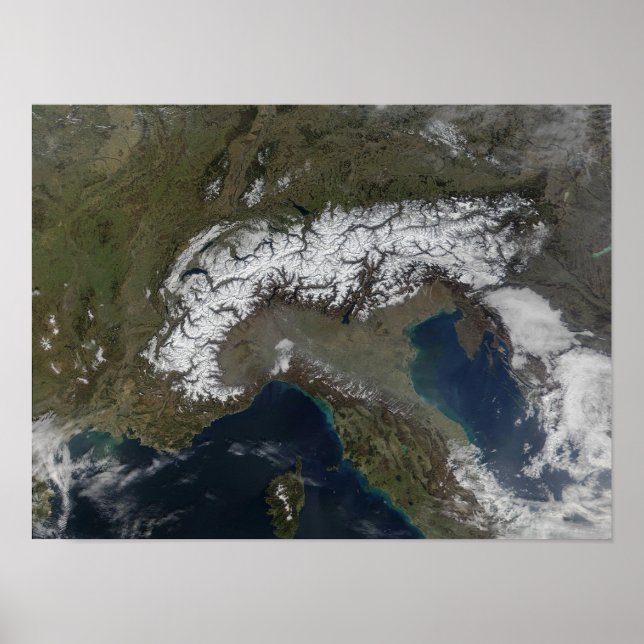 Póster Os Alpes (Frente)