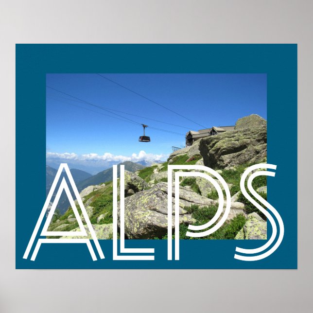 Poster Os Alpes (Frente)