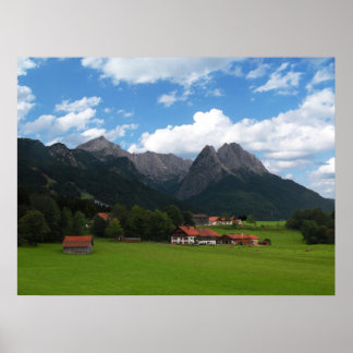 Póster Os Alpes
