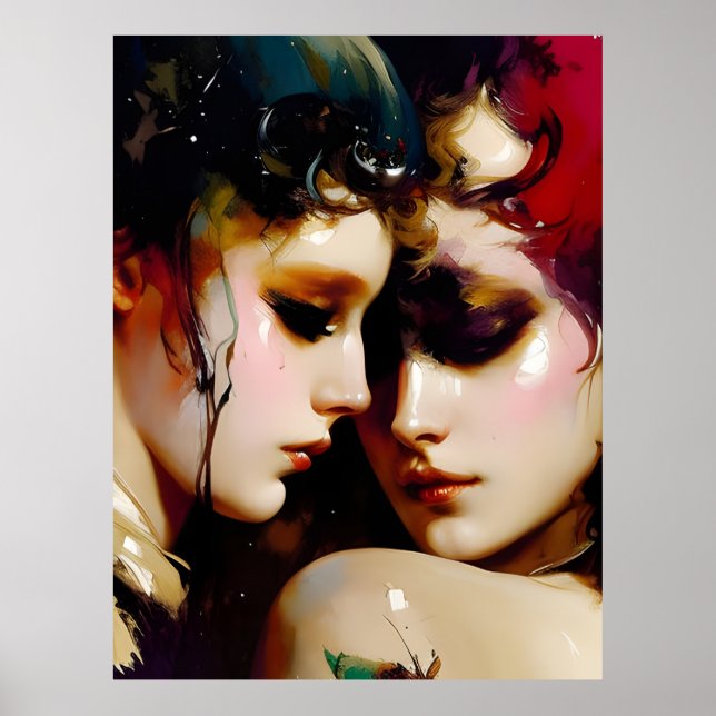 Poster Os Amantes (Frente)