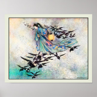 Poster Os Amantes Estrela Conto de Fadas Japonês