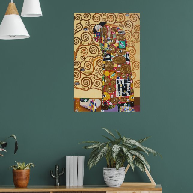 Poster Os Amantes | Gustav Klimt | (Sala de Estar 1)