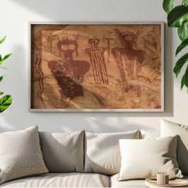 Poster "Os Antigos", Sego Canyon Utah Pictografa