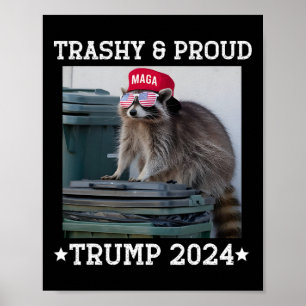 Poster Os apoiadores de Trump lixo Joe Biden Trashy e Pr
