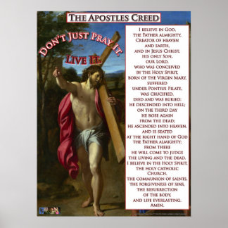 Poster Os Apostles Creed