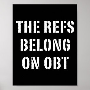 Poster Os Árbitros Pertencem ao Obt - Futebol de Orlando