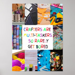 Poster Os artesãos são multitarefas.