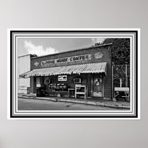 Poster Os azuis do delta batem a foto 13 x 19 do vintage
