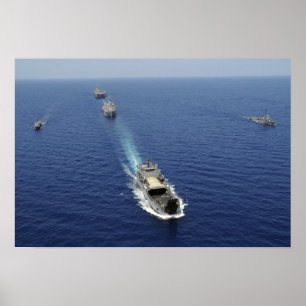 Póster Os barcos do Armada de Republic of the Philippines