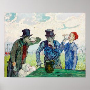 Poster Os Bebedores por Vincent Van Gogh