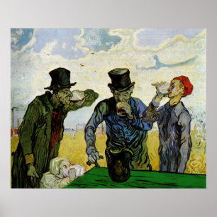 Póster Os bebedores por Vincent van Gogh