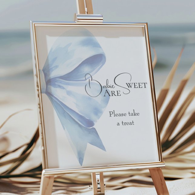 Poster Os Bebês Chás de fraldas De Arco Azul Dusty São Do (Criador carregado)