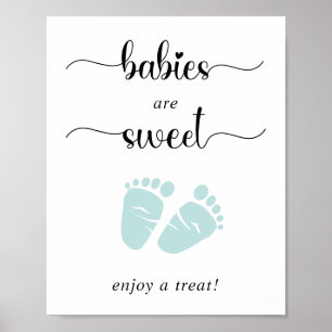 Poster Os Bebês São Doentes Aproveitem Um Pé De Bebê De C