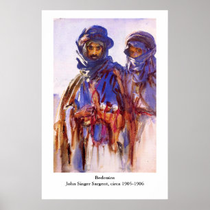 Póster Os beduínos de John Singer Sargent