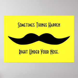 Póster Os bigodes acontecem