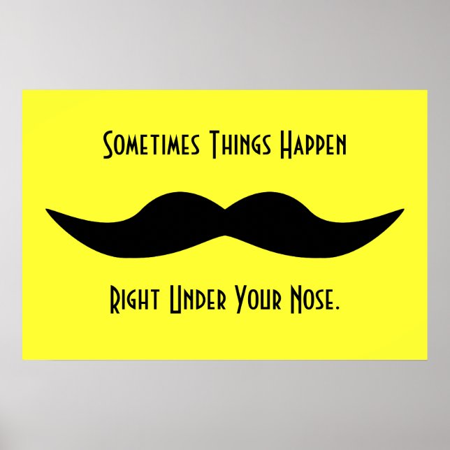 Póster Os bigodes acontecem (Frente)