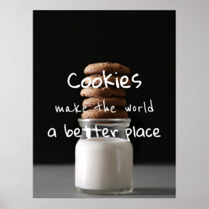 Poster Os biscoitos fazem ao mundo um lugar melhor