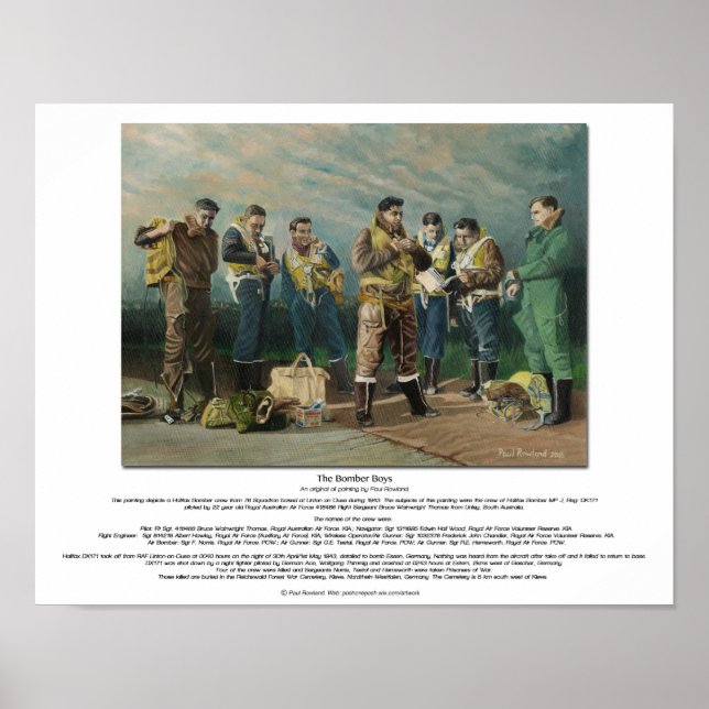 Póster Os Bombardeiros (Frente)